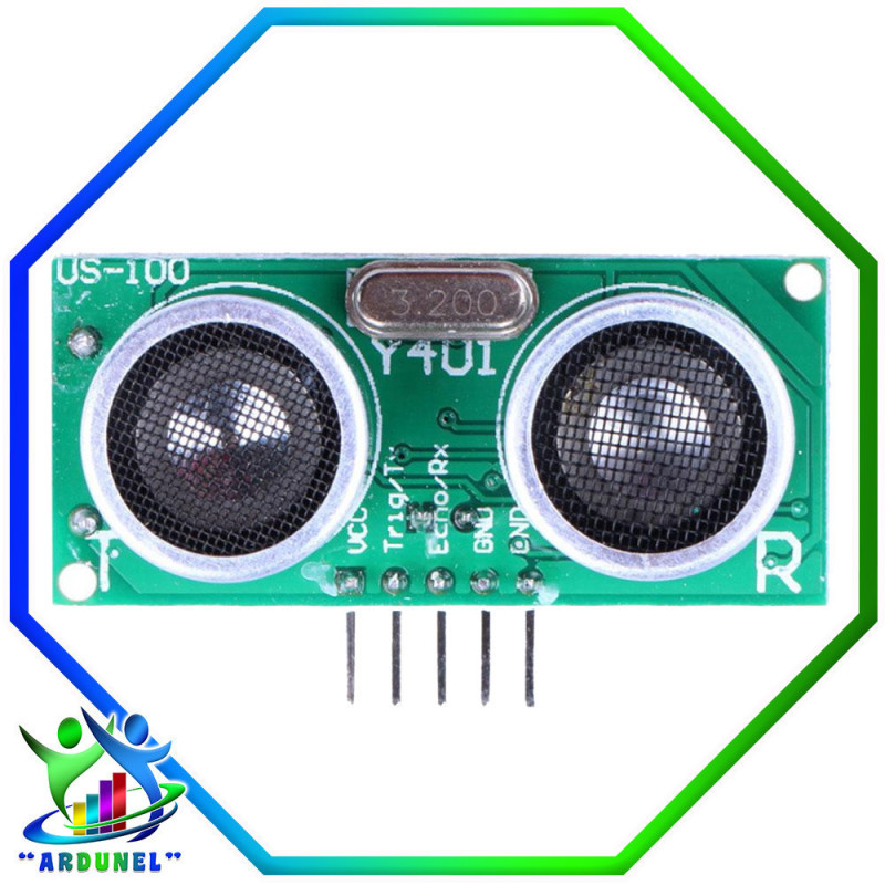 SENSOR ULTRASÓNICO US-100 DISTANCIA DE MEDICIÓN CON COMPENSACIÓN DE TEMPERATURA