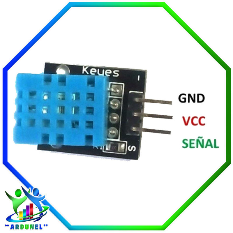 MODULO SENSOR DE HUMEDAD Y TEMPERATURA DHT11