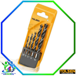 SET DE BROCAS PARA MADERA 5 PZA