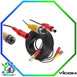 PATCH CORD CONECTORES BNC+DC