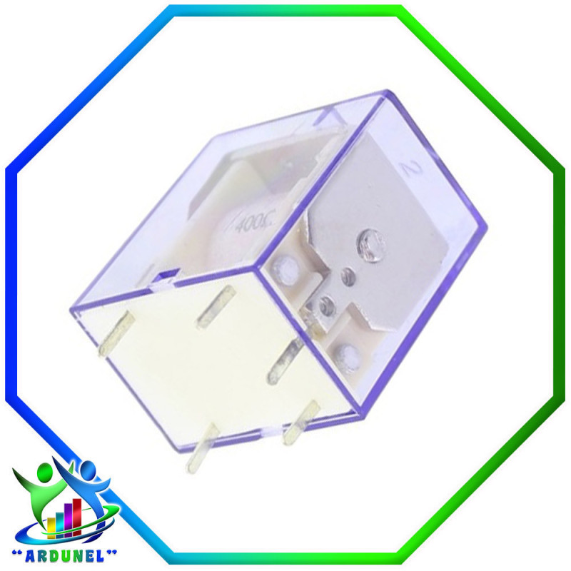 RELAY TRANSPARENTE 5VDC 10A 5Pin 4088