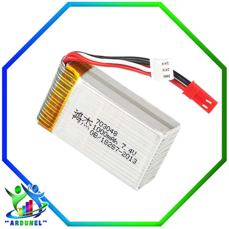 BATERIA LIPO 7.4V 1000MAH