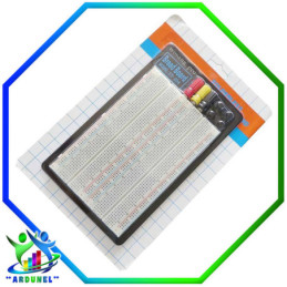 PROTOBOARD SOLDERLESS DE 1660 PUNTOS (ALTA CALIDAD)