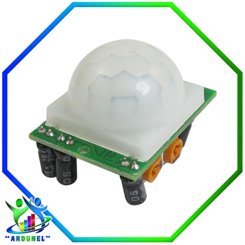 SENSOR PIR AJUSTABLE HC-SR501 VERDE