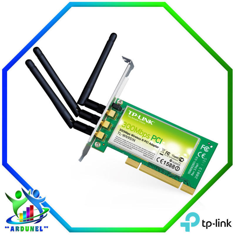 ADAPTADOR INALÁMBRICO PCI N 300MBPS