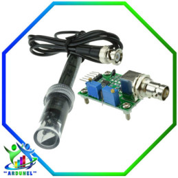 SENSOR PH LIQUIDO ANALÓGICO PH0-14 + SONDA BNC PH