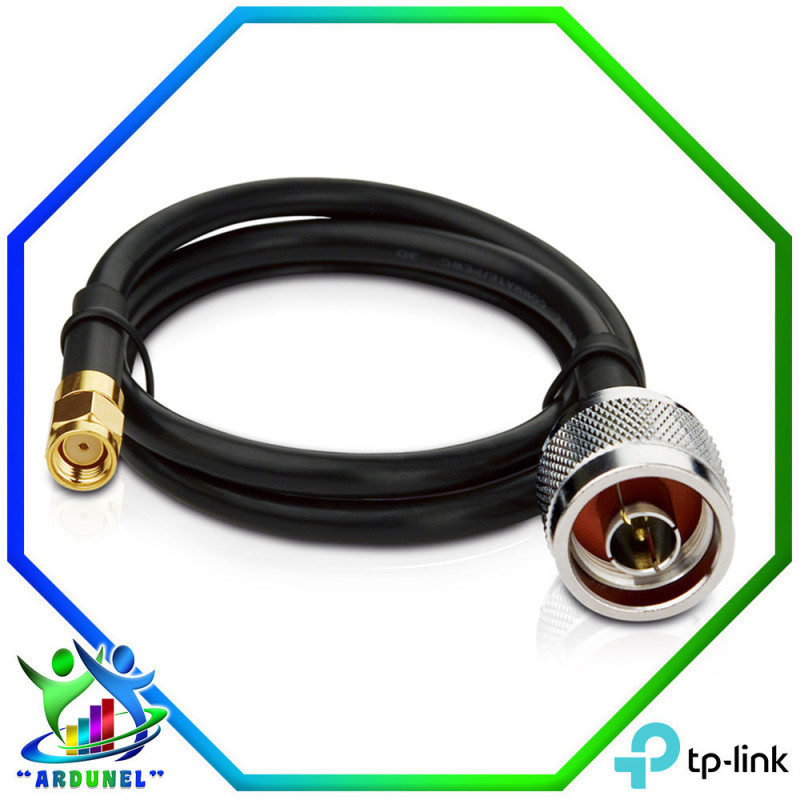 CABLE PIGTAIL, 50CM CONECTOR N MACHO A RP-SMA CONECTOR HEMBRA