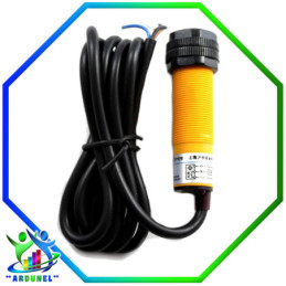 SENSOR INFRARROJO E18-D80NK 70MM AJUSTABLE 3-80CM 5V (ALTA CALIDAD)