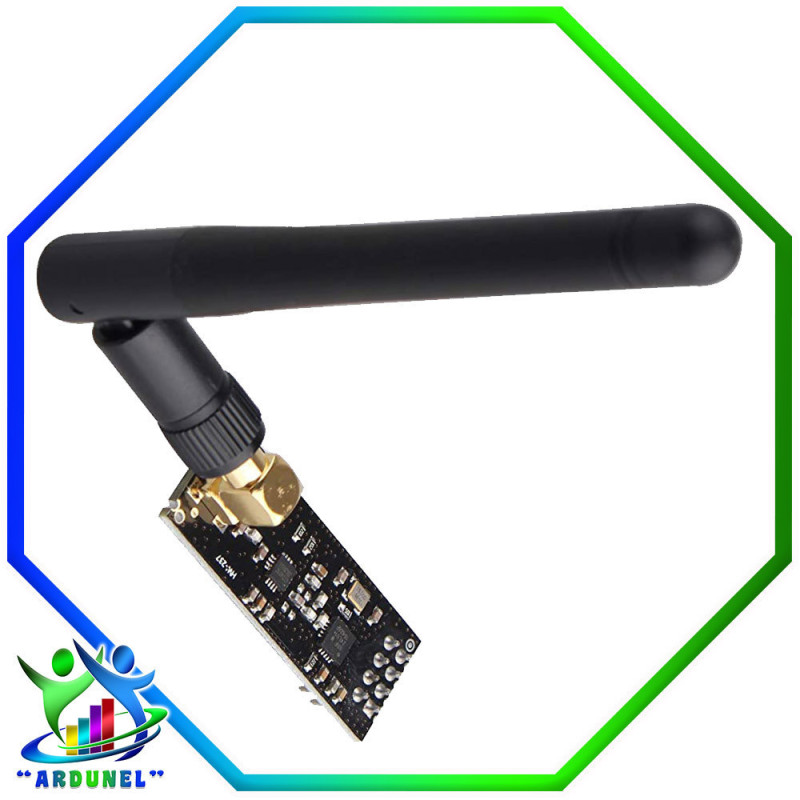 MÓDULO INALÁMBRICO NRF24L01 (PA + LNA ) CON ANTENA DE 1100 METROS DE LARGA DISTANCIA