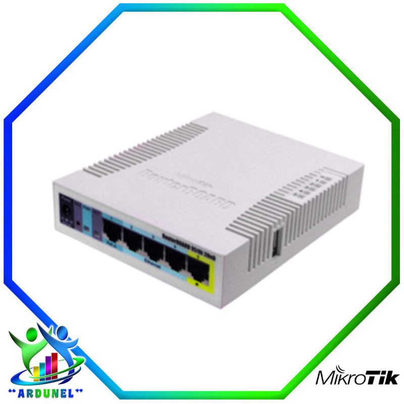 MIKROTIK WIRELESS 5 PUERTOS 10/100