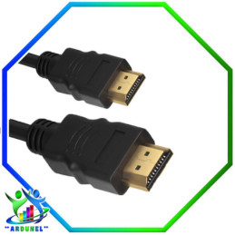 CABLE HDMI/HDMI MACHO 4K FULL HD NEGRO QUALITY 1.5M