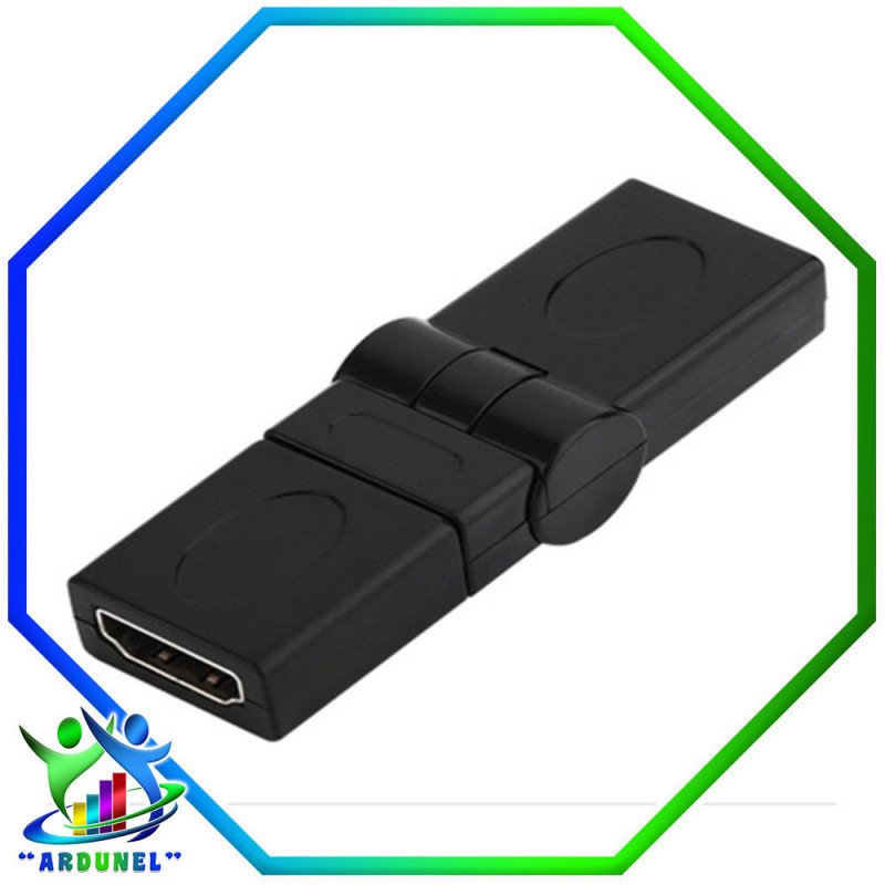 ADAPTADOR HDMI HEMBRA A HDMI HEMBRA 360ro