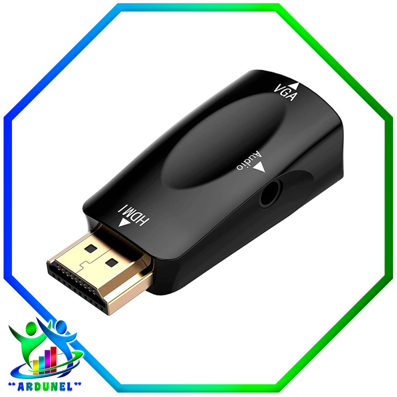 ADAPTADOR CABLE HDMI A VGA (ROWLAND)