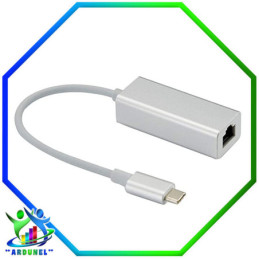 TYPE-C ETHERNET ADAPTADOR USB/RJ45