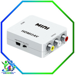 ADAPTADOR HDMI A 3RCA 1080P DE RESOLUCIÓN