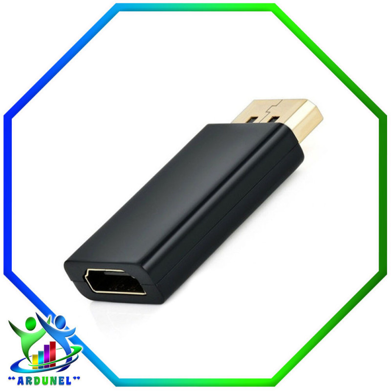 ADAPTADOR CONVERTIDOR DISPLAY PORT DP A HDMI+AV AUDIO