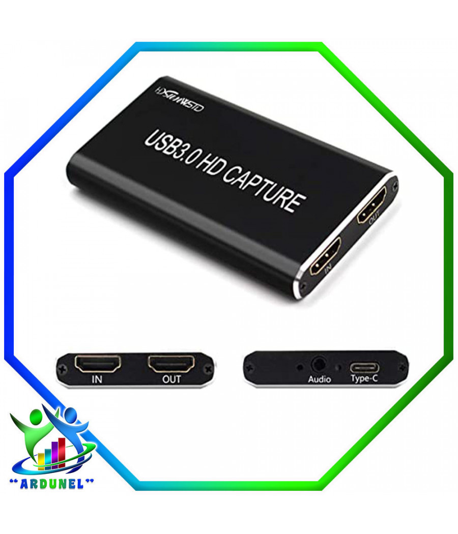 Capturadora de video compatible con 4K para diferentes dispositivos con y  resolución de 1080 HDMI Klack
