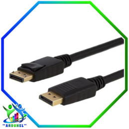 CABLE DISPLAY PORT A HDMI HD NEGRO 5MTS. 2 FILTROS