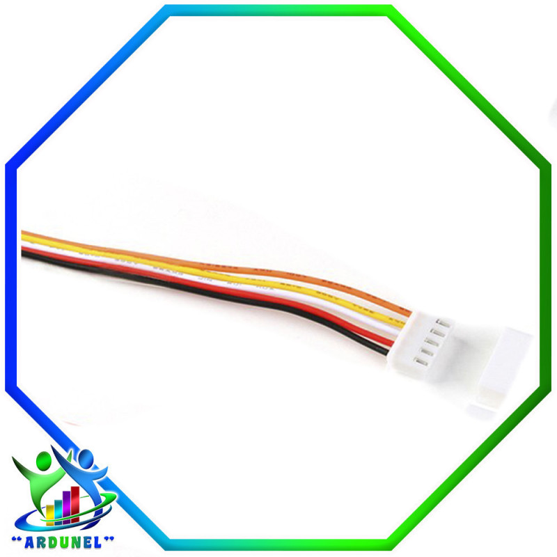 CONECTOR JST XH2,54MM 5PIN 26AWG CON CABLE 20CM