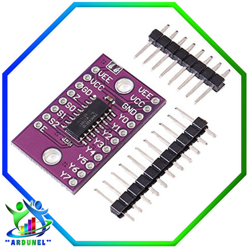 MODULO MULTIPLEXOR CJMCU-4051 ANALOGICO 74HC4051 8 CANALES