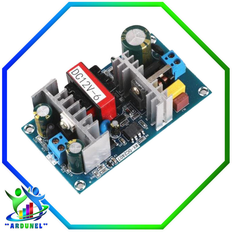 MODULO FUENTE DE ALIMETACION AC-DC 12V-6A