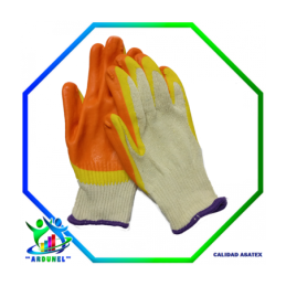 GUANTES DE TRABAJO DOBLE LATEX (PAR)