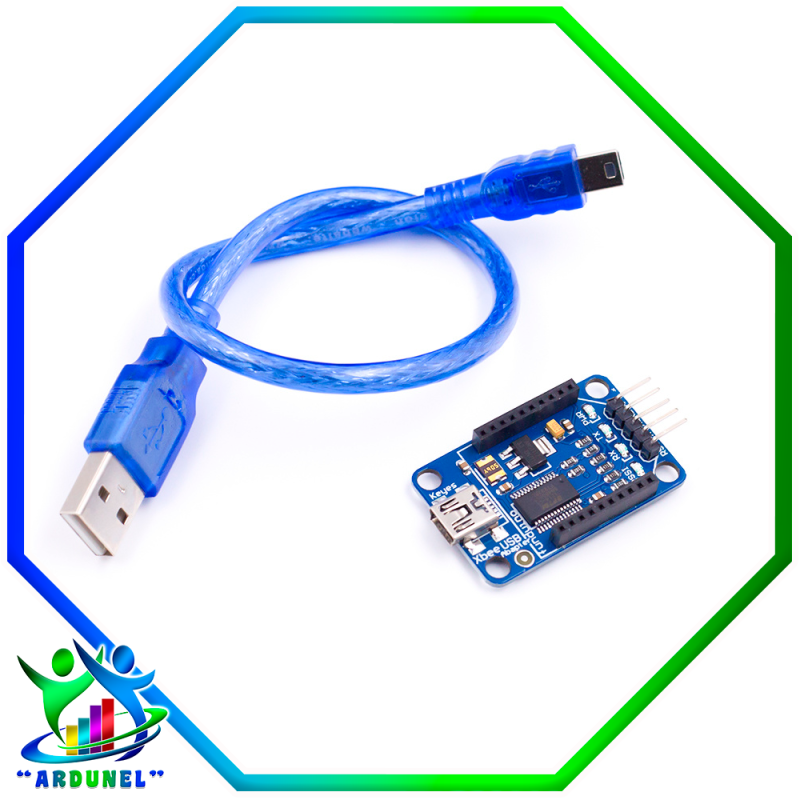 MINI ADAPTADOR XBEE + CABLE MICRO-USB