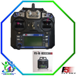 CONTROLADOR FS-I6 6CH 2.4G DE TRANSMISOR + RECEPTOR (RADIO CONTROL)