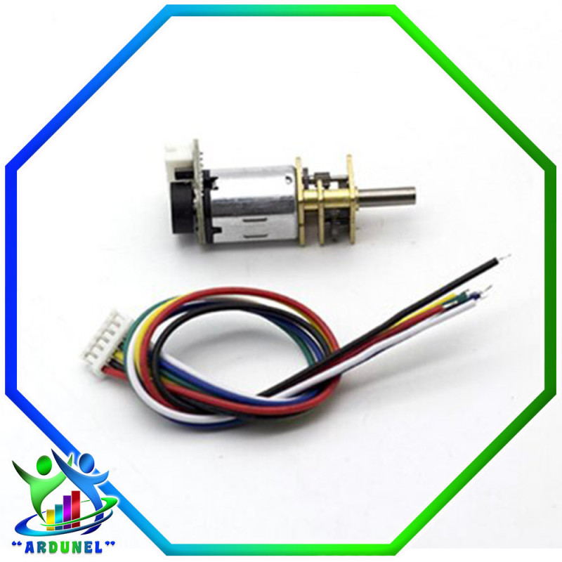 GA12-N20 MICRO MOTOR CON ENCODER DE 6V 500 RPM