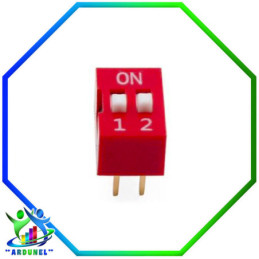 DIP SWITCH 2 PIN 2.54MM