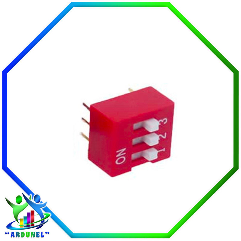 DIP SWITCH 3 PIN 2.54MM