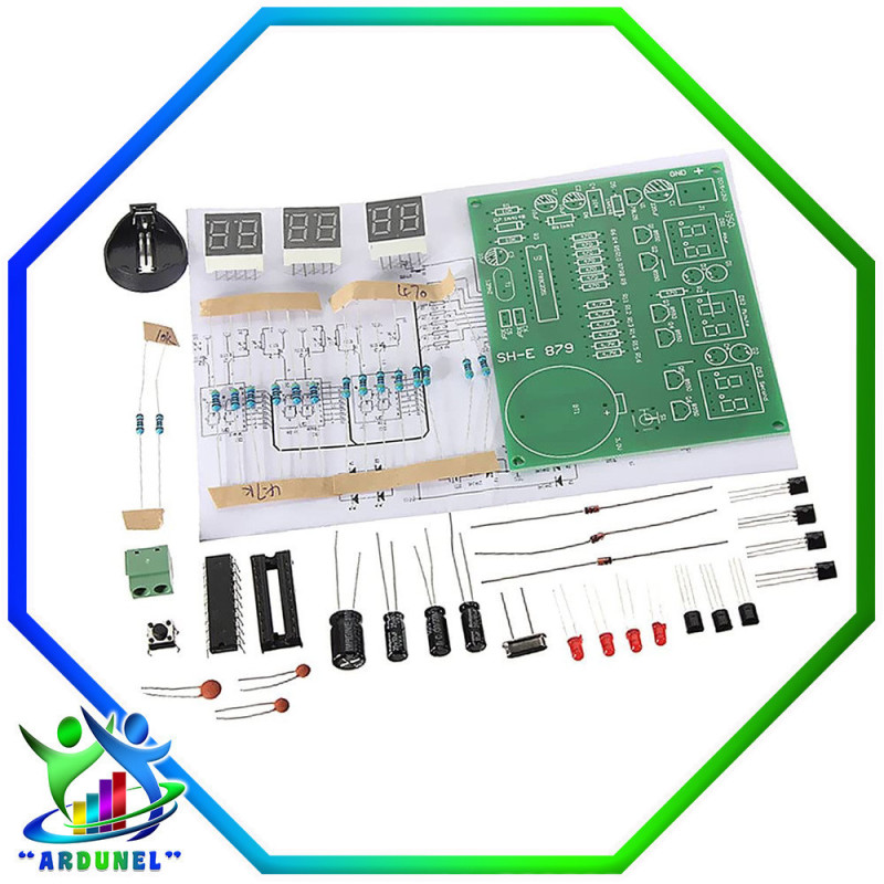 KIT DE RELOJ DIGITAL 4BITS