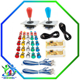 KIT ARCADE JOYSTICK ZERO DELAY 2 PLAYER