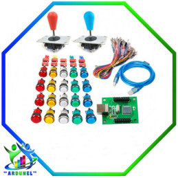 KIT ARCADE JOYSTICK XINMO 2 PLAYER