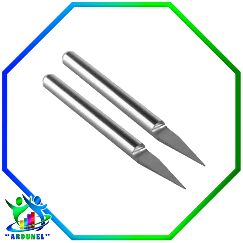 FRESA DE GRABADO DE CARBURO 0.1mm 10 °