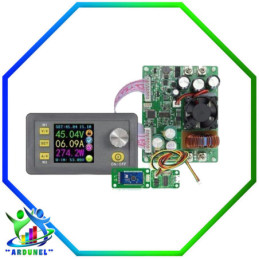 MODULO DE VOLTAJE CONVERTIDOR LCD VOLTIMETRO 50V 15A