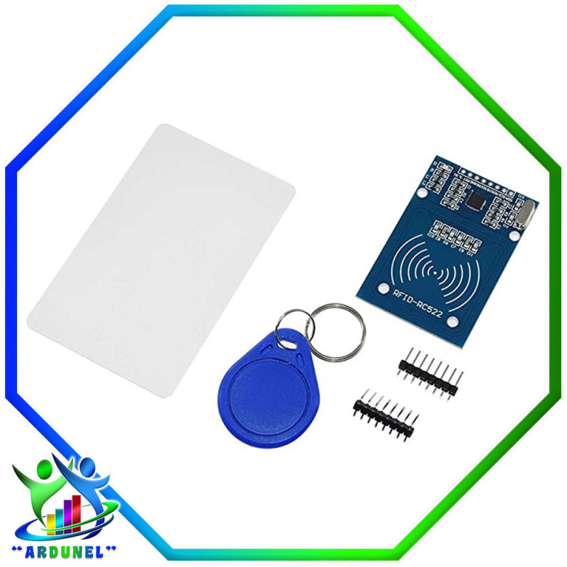 MODULO RFID 13.56MHZ MFRC-522+TARJETA S50+LLAVERO