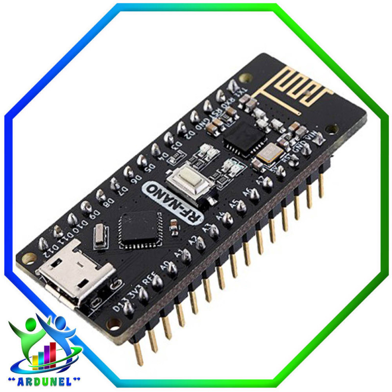 RF ARDUINO NANO V3.0 MICRO USB CON NRF24L01 INTEGRADO