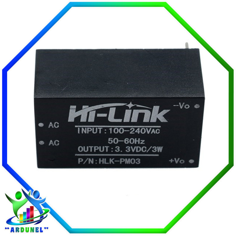 MODULO MINI FUENTE HLK-PM03 220V A 3.3V 3W