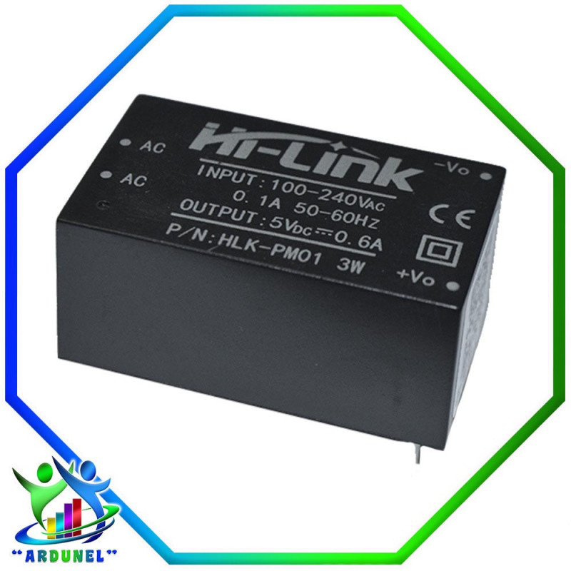 MODULO MINI FUENTE HLK-PM12 220V A 12V 3W