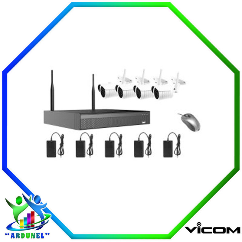 KIT DE CAMARAS WIFI 2MP