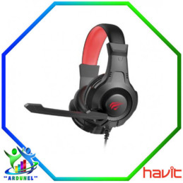 AURICULAR GAMING COLOR NEGRO/ROJO