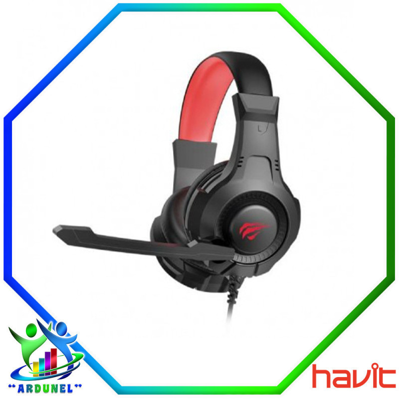 AURICULAR GAMING COLOR NEGRO/ROJO