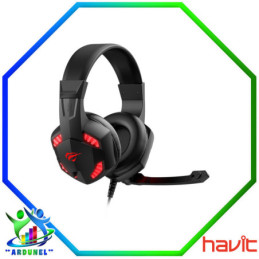 AURICULARES GAMING COLOR NEGRO/ROJO