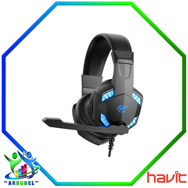 AURICULARES GAMING COLOR NEGRO/AZUL