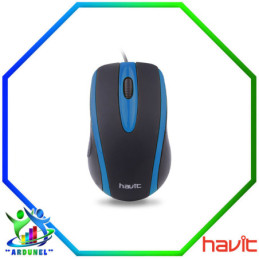 MOUSE USB COLOR NEGRO/AZUL