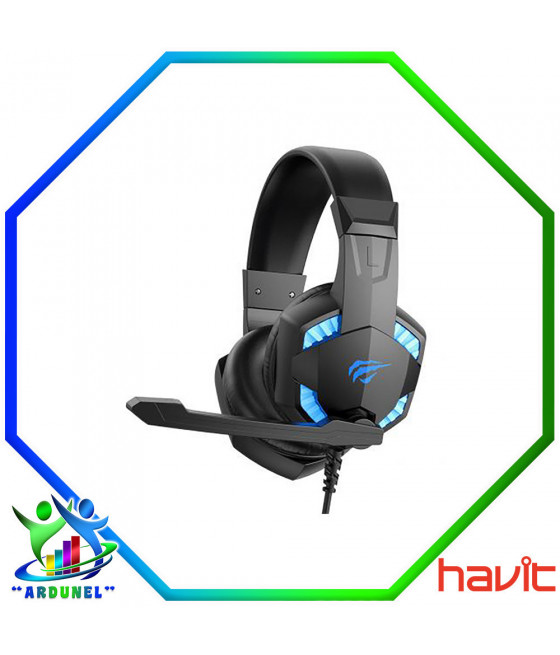 AURICULARES GAMING COLOR NEGRO/AZUL