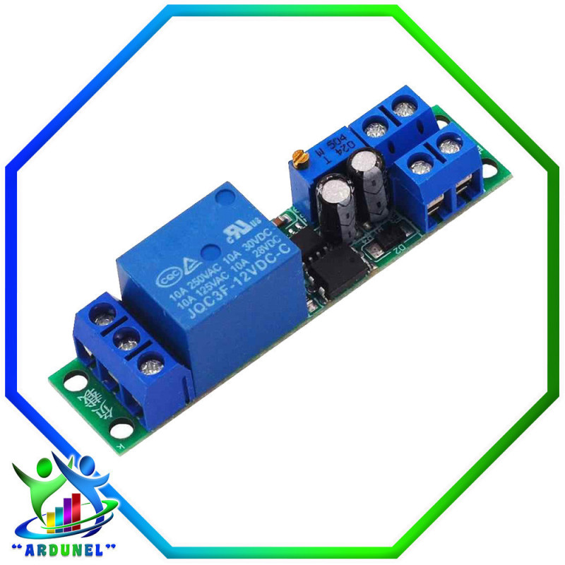 MODULO RELE TEMPORIZADOR DE 12V