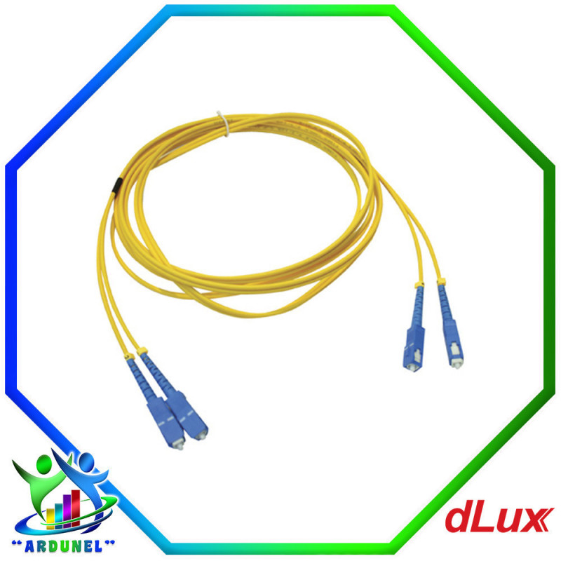 PATCH CORD SC - SC MONOMODO *9/125 DUPLEX, 3 METROS