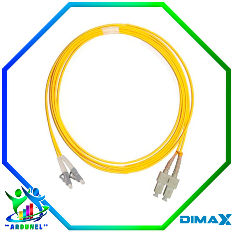 PATCH CORD DE FIBRA ÓPTICA LC-SC MONOMODO 3 METROS